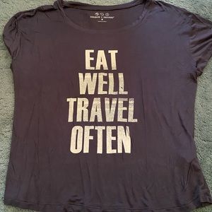 Travel flowy fashion shirt